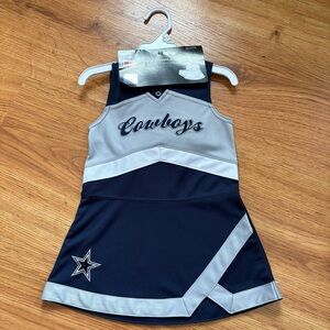 NFL Dallas Cowboys Cheer Captain Jumper Dress 2T NWT